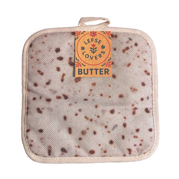 Lefse Inspired Pot Holder for wholesale by Token Atelier