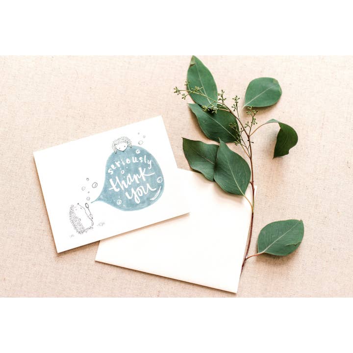 Sweet Julie Marie - Vendita all'ingrosso Biglietti di ringraziamento - Biglietto di ringraziamento Hedgehog Hedgehog Biglietti di ringraziamento