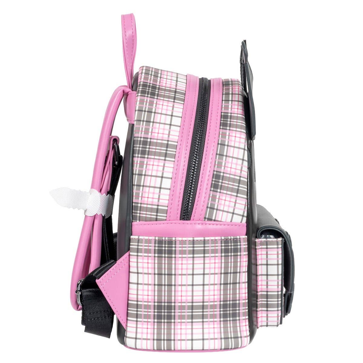 Entertainment Earth - Wholesale Backpack - Kids - Sanrio Kuromi Flames and Plaid Mini-Backpack - EE Exclusive4