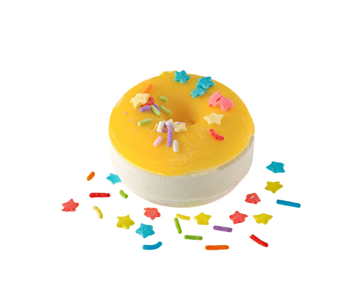 Confident Girls - Wholesale Bath Bomb/Fizz - Birthday Confetti Donut Bath Bomb Natural & Moisturizing0