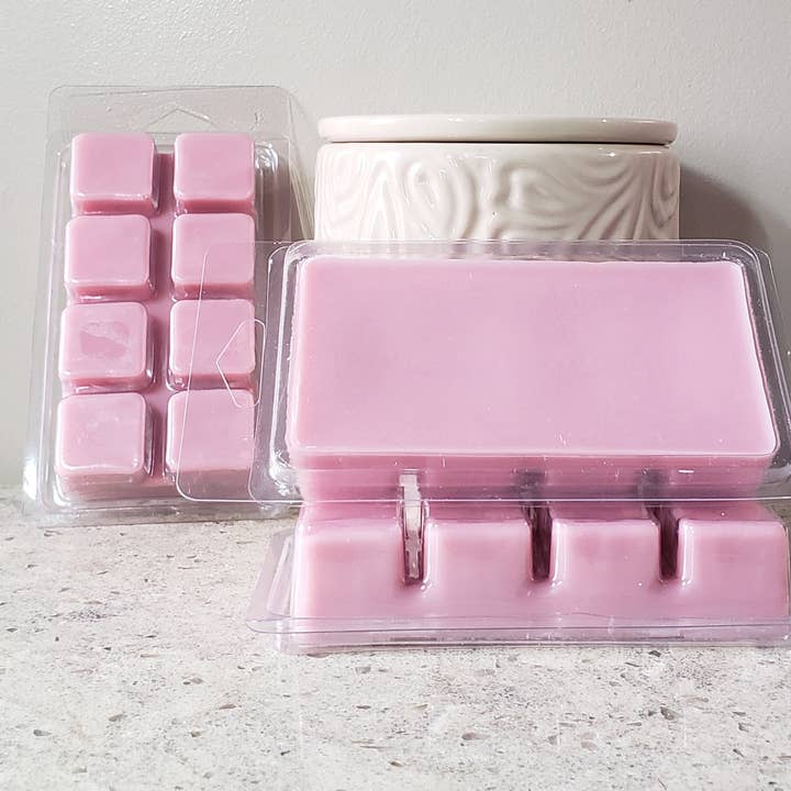 Mulberry White Label 4oz Soy Wax Melts for wholesale by Warped Elementz LLC