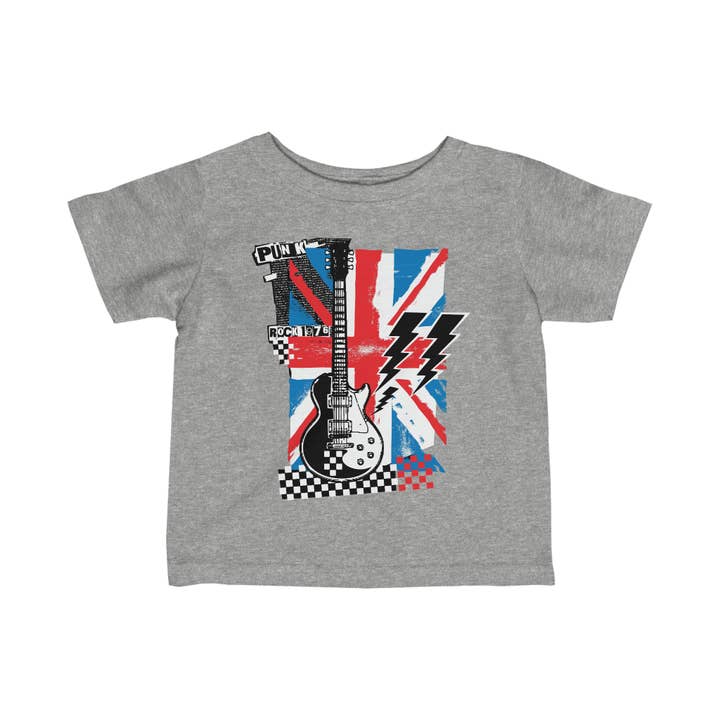 BRIT ROCK - Camiseta Infantil de Punto Fino para venta al por mayor de Ragtop Kids