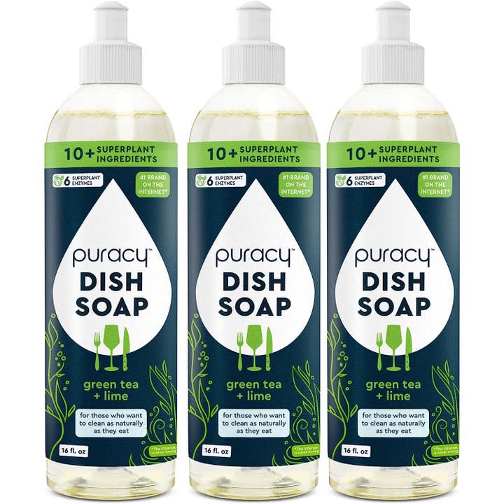Puracy - Wholesale Dish Soap - Dish Soap 16oz (Pack of 3)1