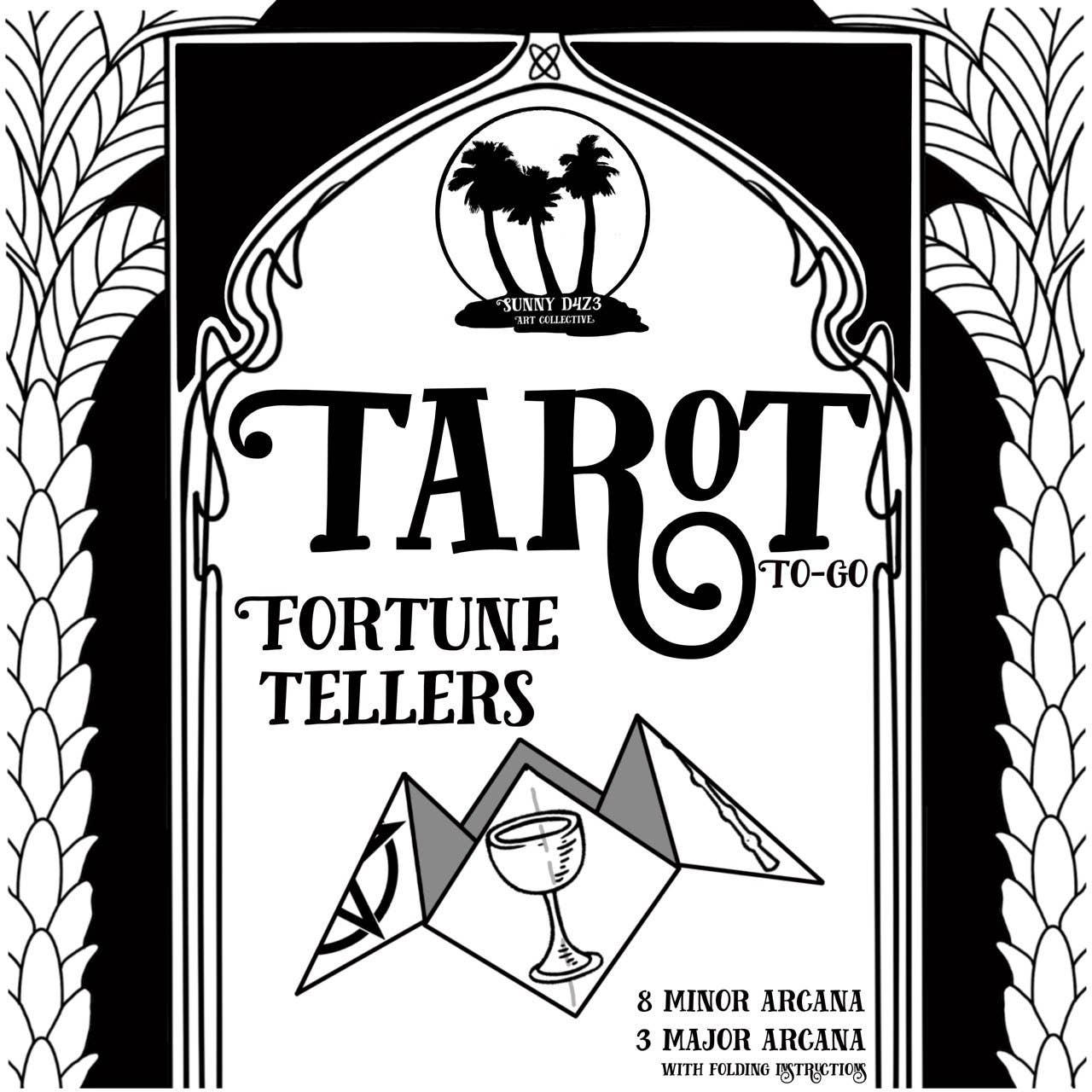 sunny d4z3 art collective – wholesale Tarot cards – fortune tellers- tarot to-go- fold at home tarot study aide7