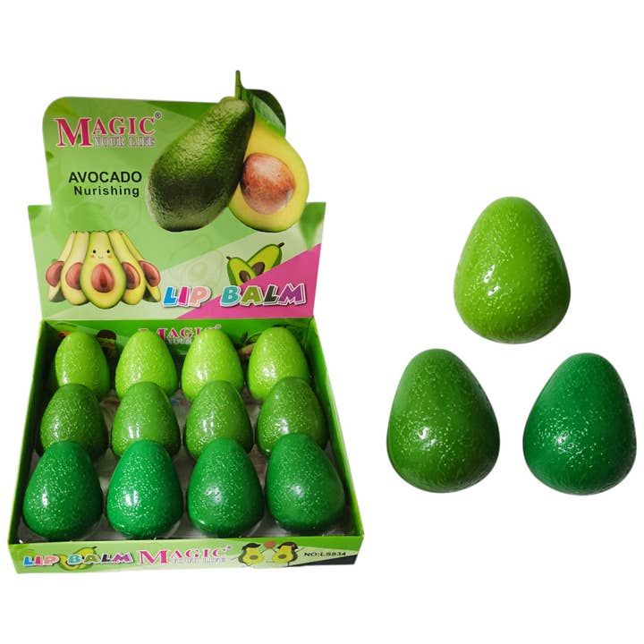 ASSORTED MAGIC YOUR LIFE AVOCADO LIP BALM LS834 (12PC) for wholesale on Faire