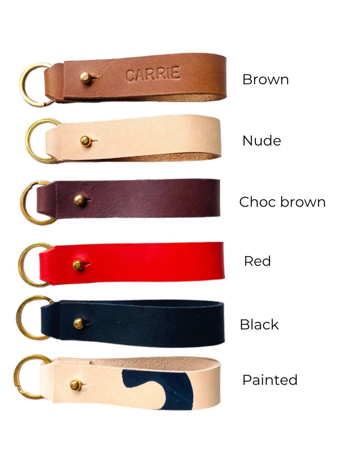 Willow – wholesale Keychain – Unisex – Handmade Leather Key loop0