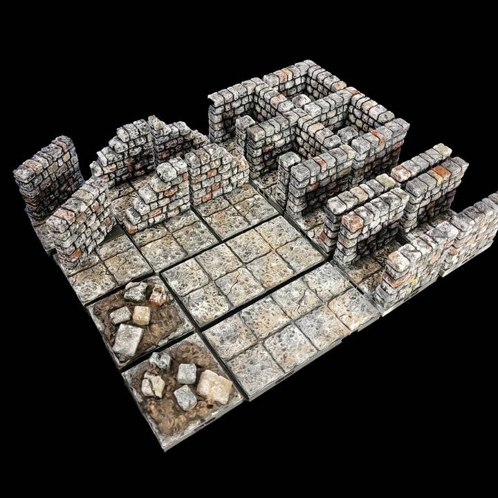 Magnetic Dungeon Tiles Expansion Set 2 | Custom Hand Painted | Fat Dragon Games | Tabletop Terrain | Dungeons And Dragons, D&D, Pathfinder for wholesale by The Beaver and Broadsword