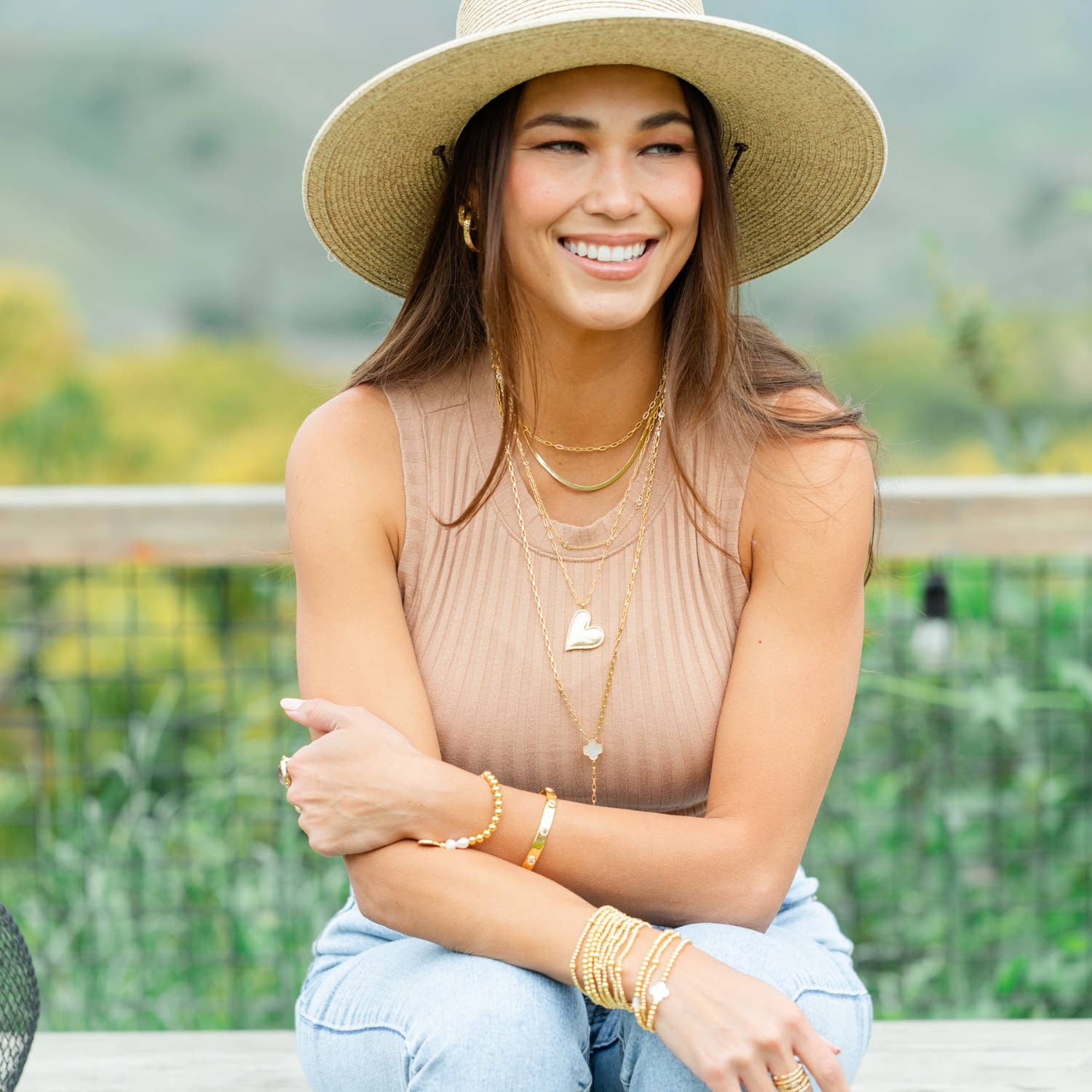 Splendid Iris - Wholesale Pendant/Charm Necklace - SALE - Pave Angled Heart Paperclip Chain Necklace3