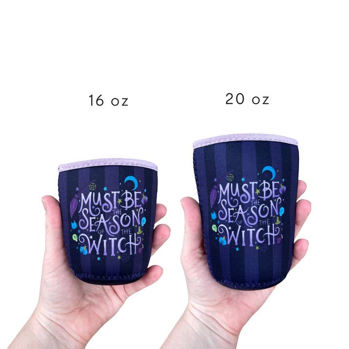 Season of the Witch Drink/Ice Cream Neoprene Sleeve for wholesale by Doohickle Designs