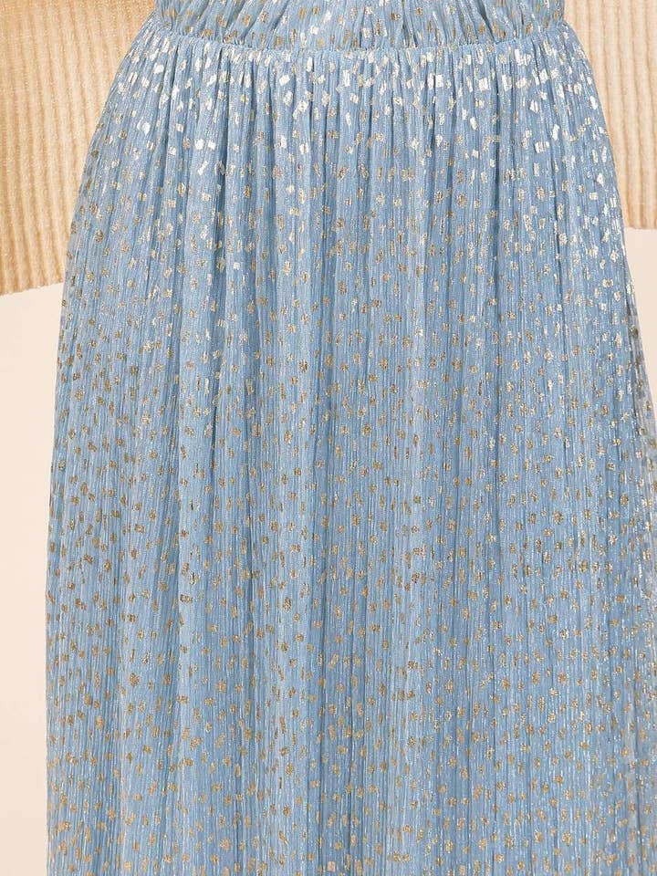 mittoshop - Wholesale Skirt - Women's - METALLIC GLITTER SPECKLE PRINT ELASTIC MIDI SKIRT15