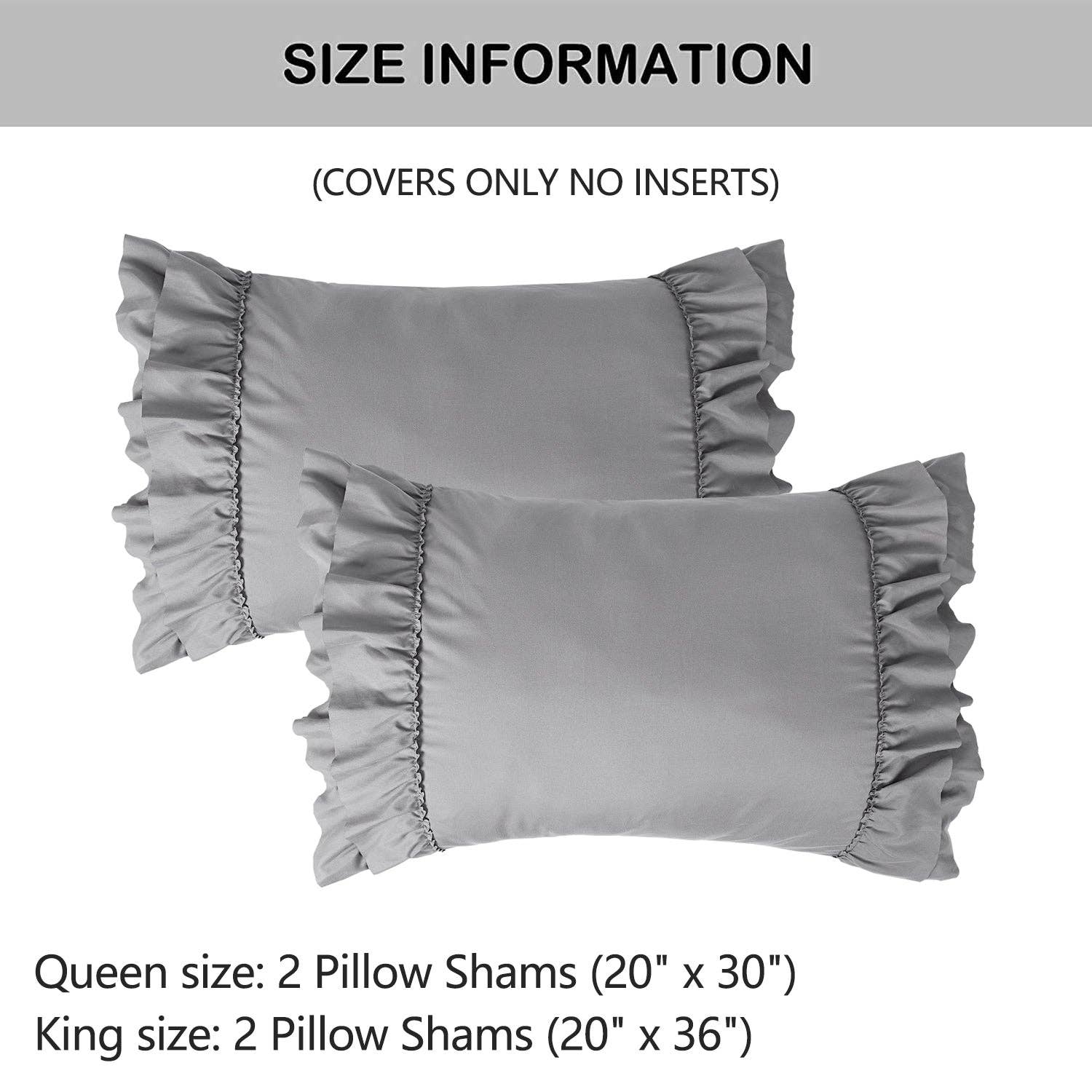 HIG - Wholesale Bedding Pillowcase/Sham - 2 Piece Handcraft Chic Ruffle French Country Style Pillow Shams6