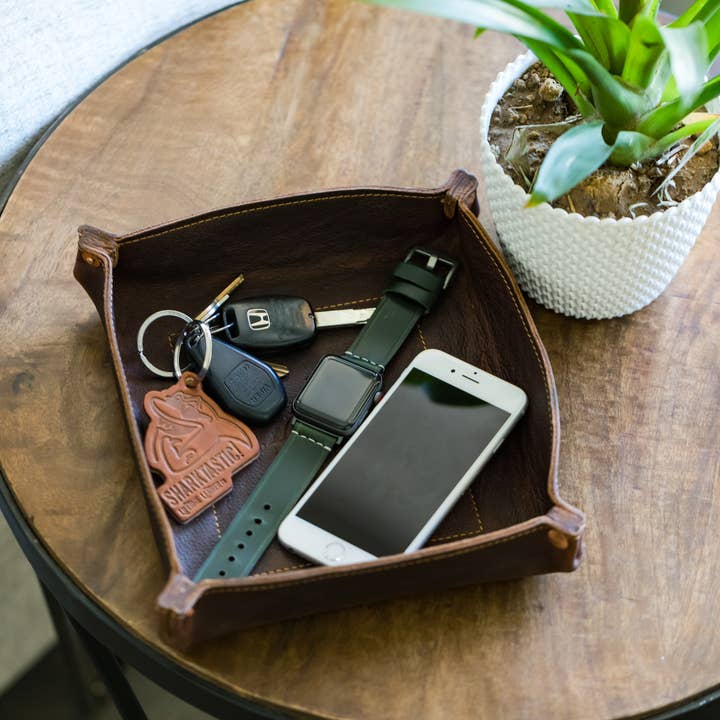 Lifetime Leather Co - Wholesale Decorative Tray - Leather Valet Tray5