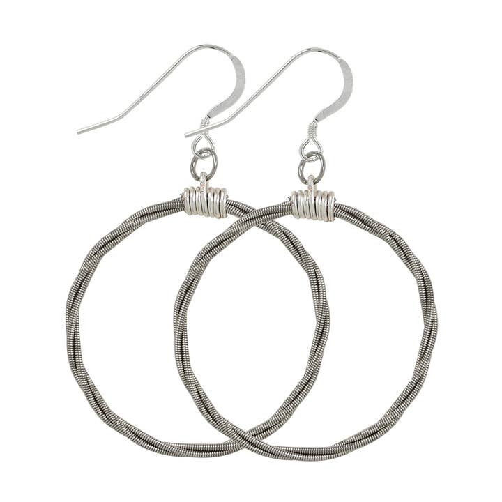 Song Circle Earrings for wholesale by High Strung Studios