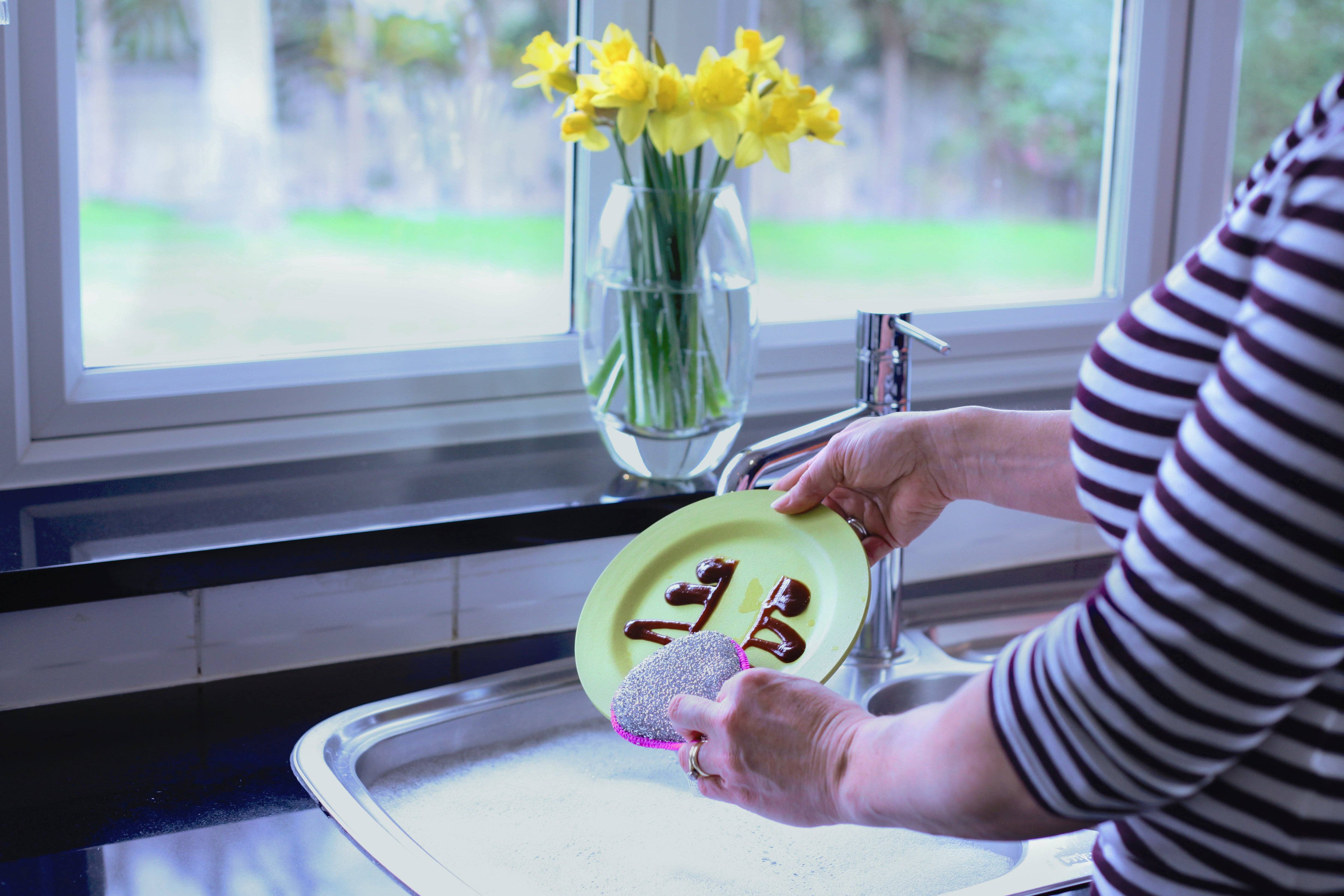 Greener Cleaner – wholesale Cleaning sponge – 2 Dual Sided Scrubby Pads2