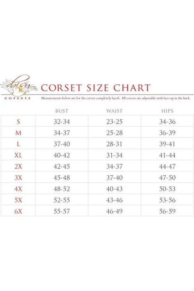 Daisy Corsets - Wholesale Corset - Women's - Top Drawer Black Brocade & Gold Spikes Steel Boned Corset2