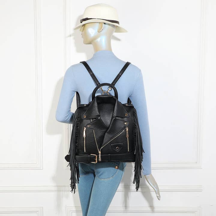 Gallantry - Wholesale Backpack - Unisex - Dakota Frangé (G-7498-1)4