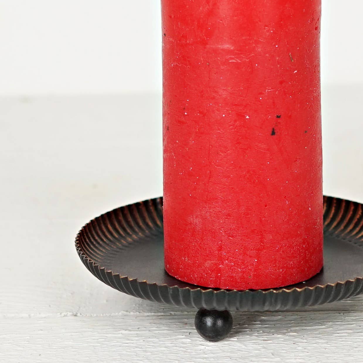 Impressive Enterprises, Inc. - Wholesale Candle Holder - 570761- Black and Gold Metal Raised Tart Pan-6"D x 1.25"H4