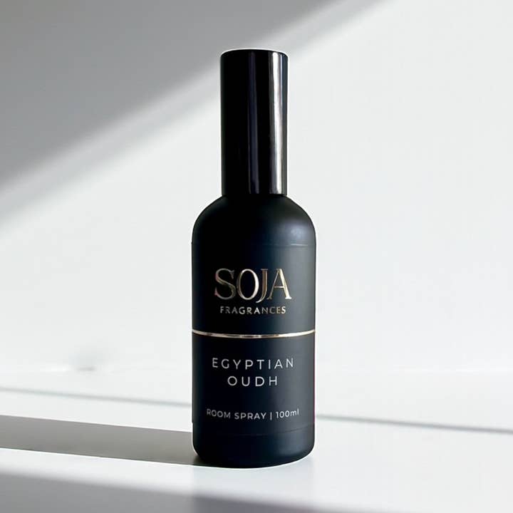 Egyptian Oudh 100ml Room Spray for wholesale by Soja Fragrances