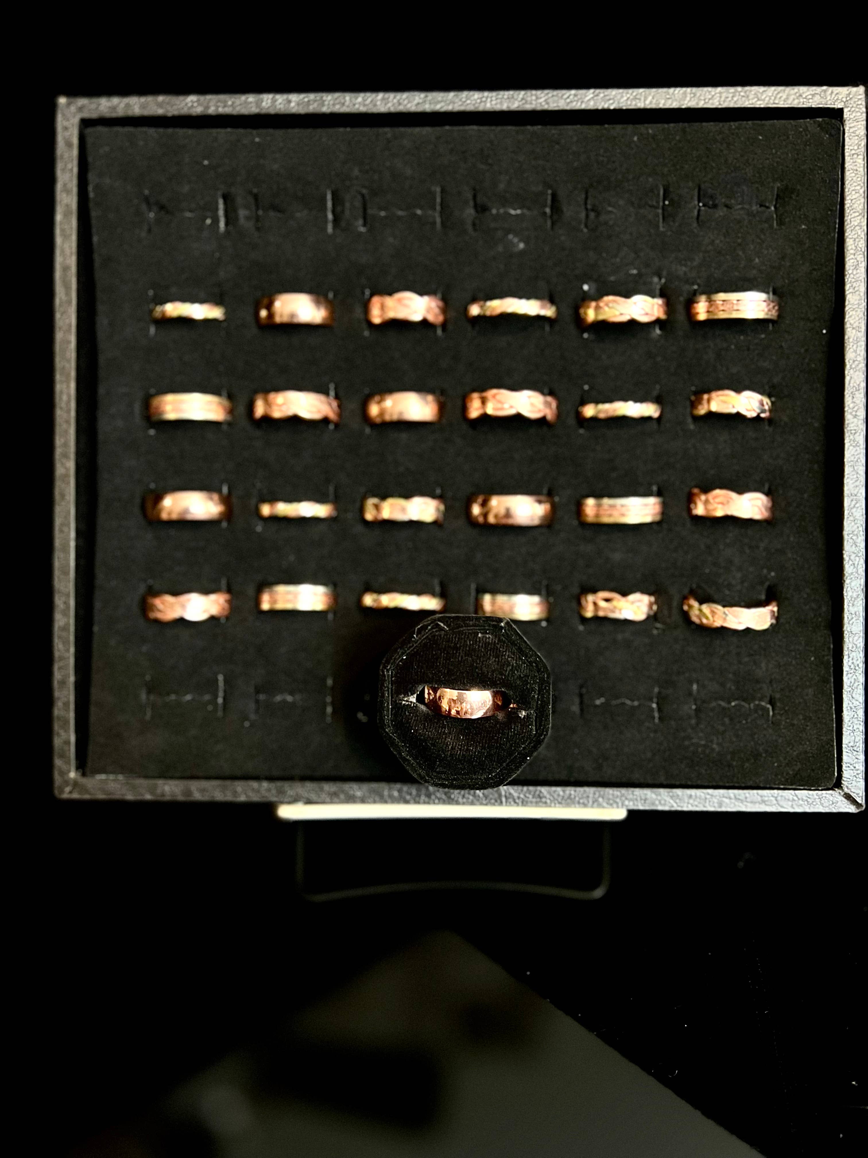 HPSilver, LLC - Wholesale Jewelry Set - Men's Copper and Brass Rings, Pack of 253