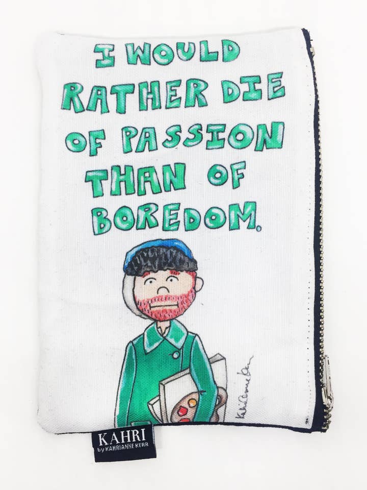 Van Gogh Citat Coin Purse för wholesale av KAHRI