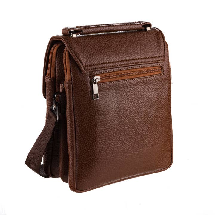 Borsa a mano e tracolla Westpolo in vera pelle - nera per la vendita all'ingrosso da parte di WESTPOLO