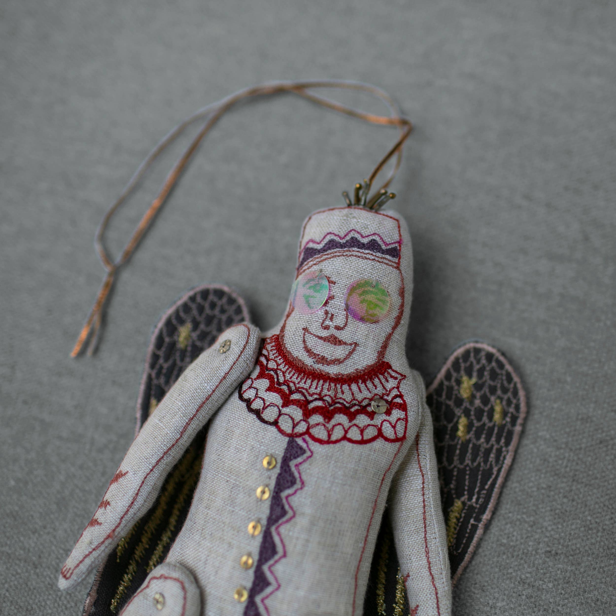 Skippy Cotton - Wholesale Ornament - Flying Monkey, Oz Cotton Wallhanging, Ornament, Token3