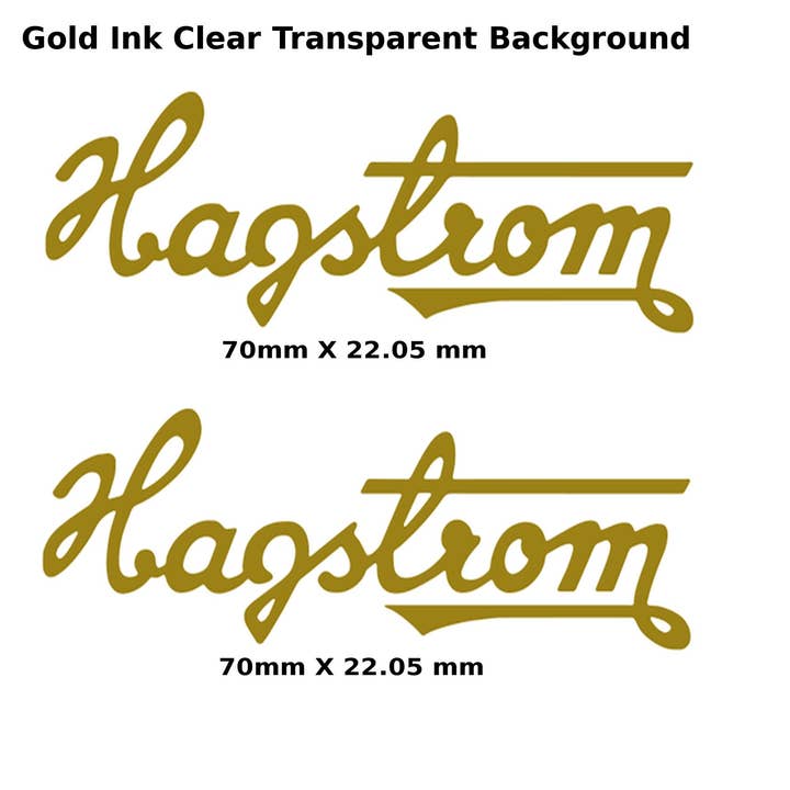 Calcomanía Hagstrom para guitarra con el logotipo de Water Slide 317 para venta al por mayor de Luthier decals