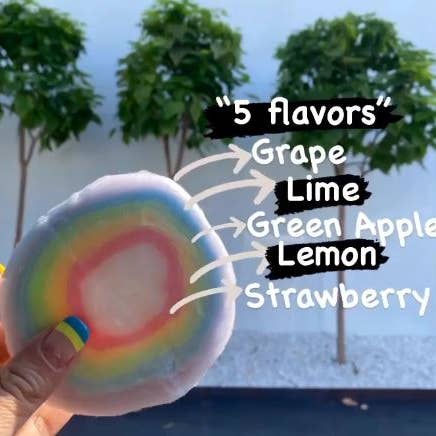 Sugarolly – wholesale Sockervadd – Sugarolly Rainbow Koreansk bomullsgodis - 60 Antal per förpackning2