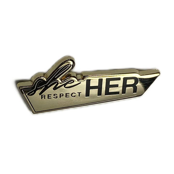 She Got The Juice - Wholesale Lapel Pin/Button - Respect Her - Pronoun Lapel Pin2