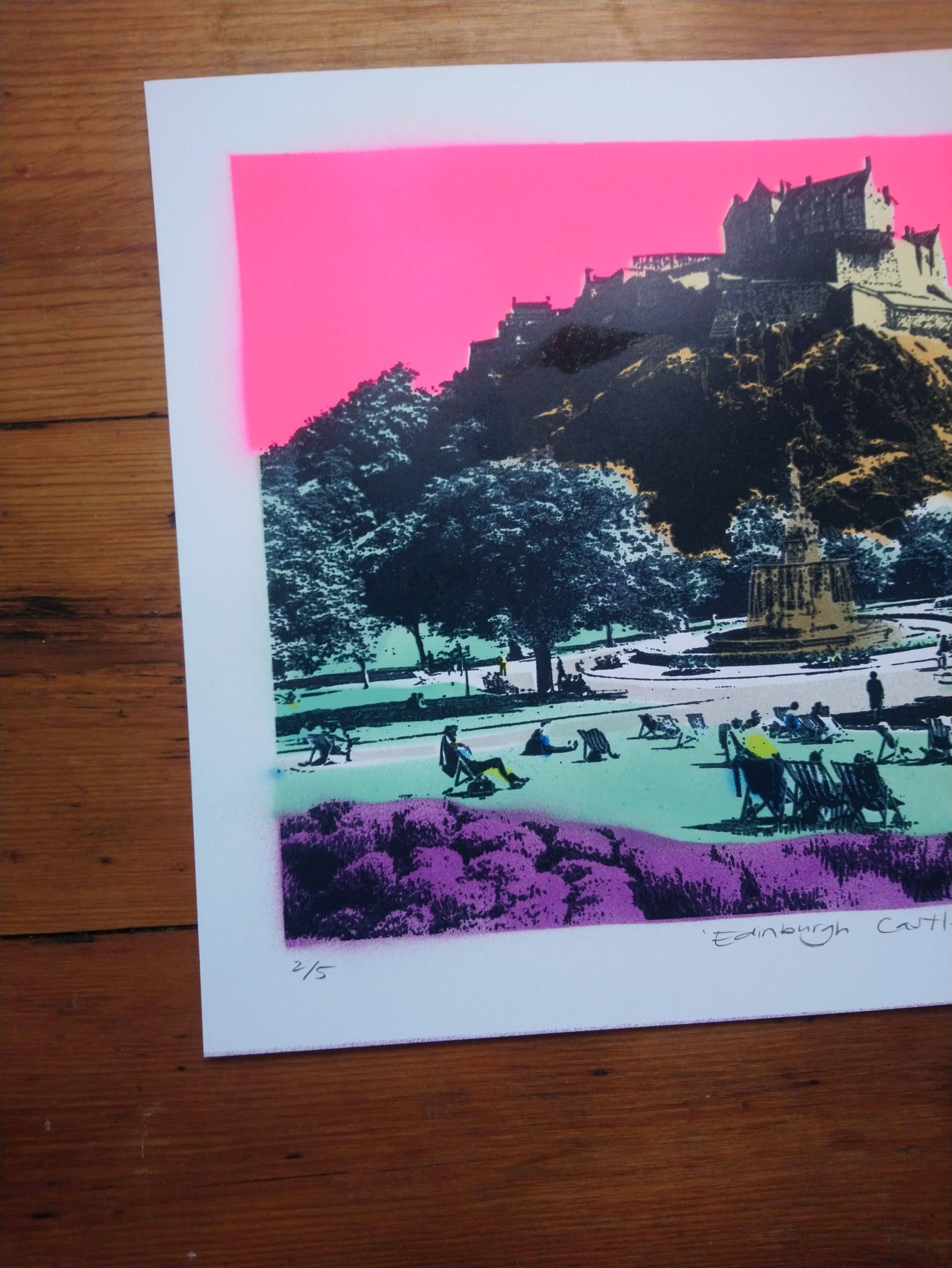 Bell's Galleries – wholesale Konsttryck – Edinburgh slott4