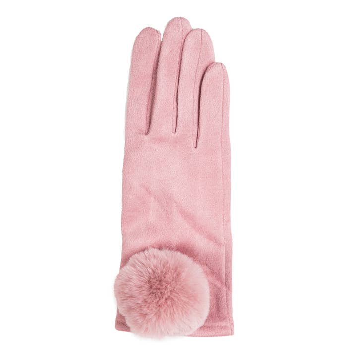 Top It Off - Wholesale Gloves - Women's - Mariah Glove with Oversized Pom Pom -Warm & Chic - Winter 20258