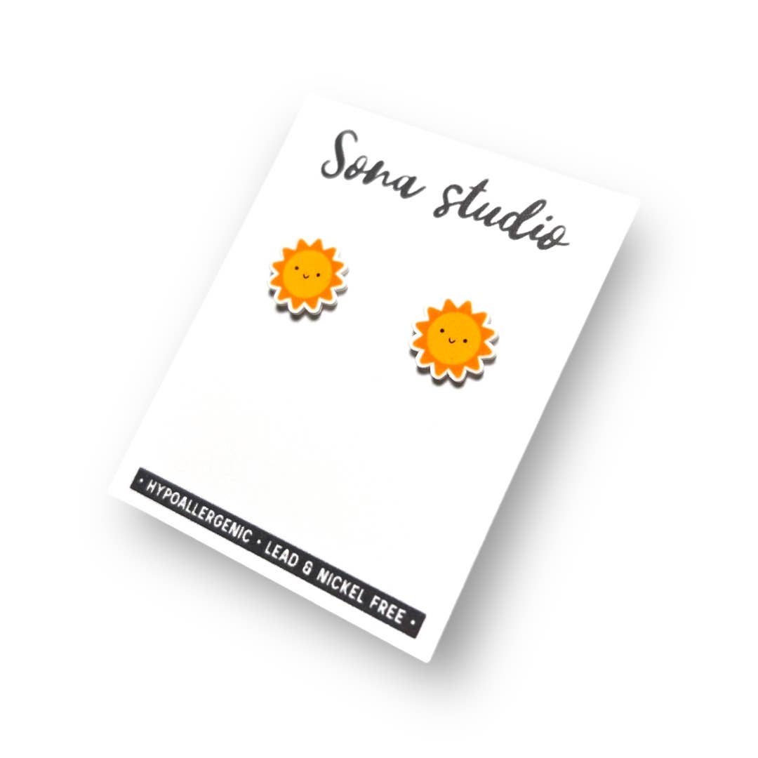 Sona Studio - Wholesale Stud/Post Earrings - Sunshine Earrings1