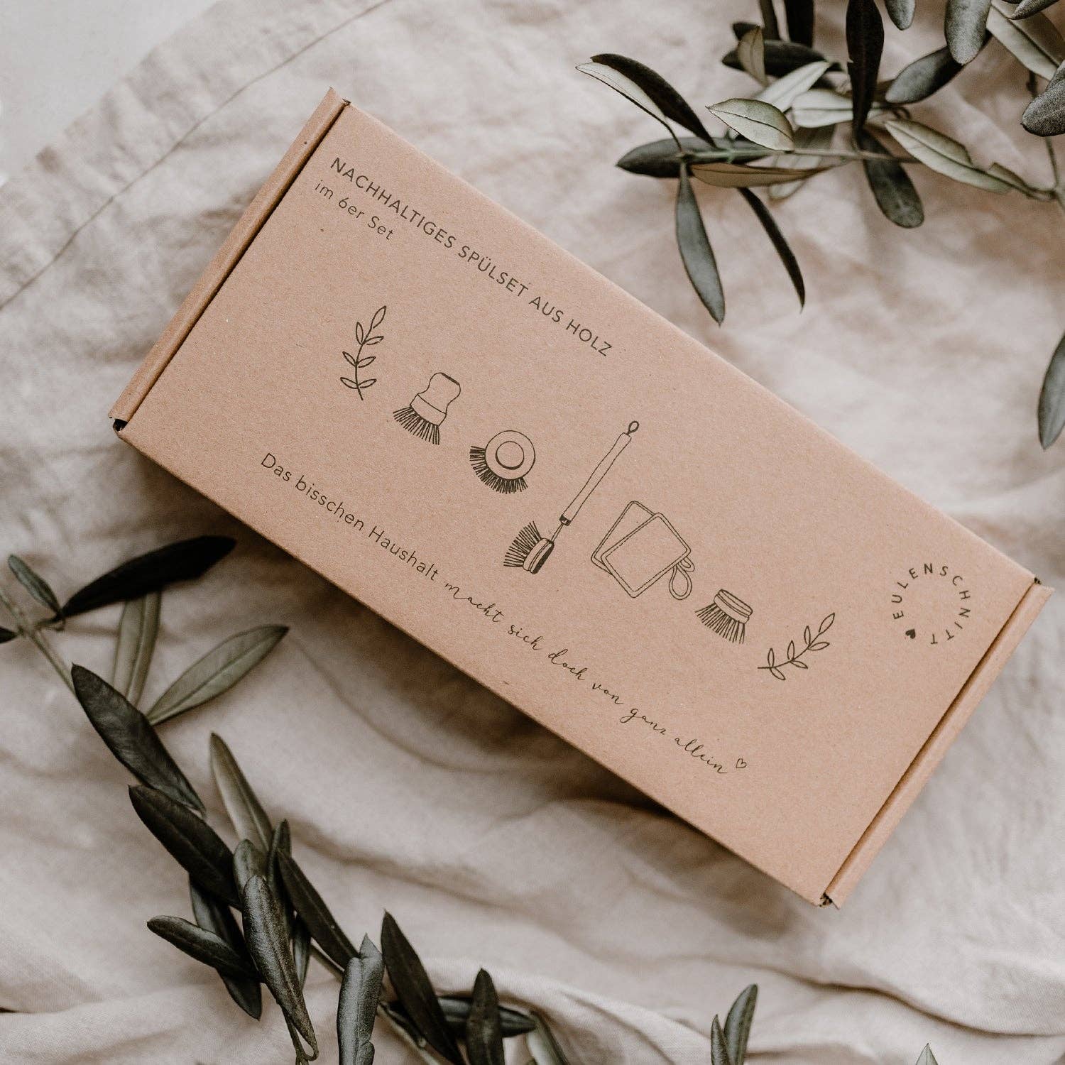 Eulenschnitt - Wholesale Cleaning Sponge - Set of 5 dishwashing brushes (pack of 6)9