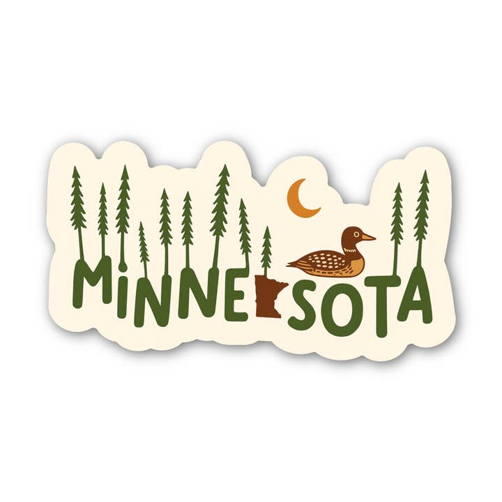 Minnesota Aufkleber für den Großhandel von Jones Sticker Co