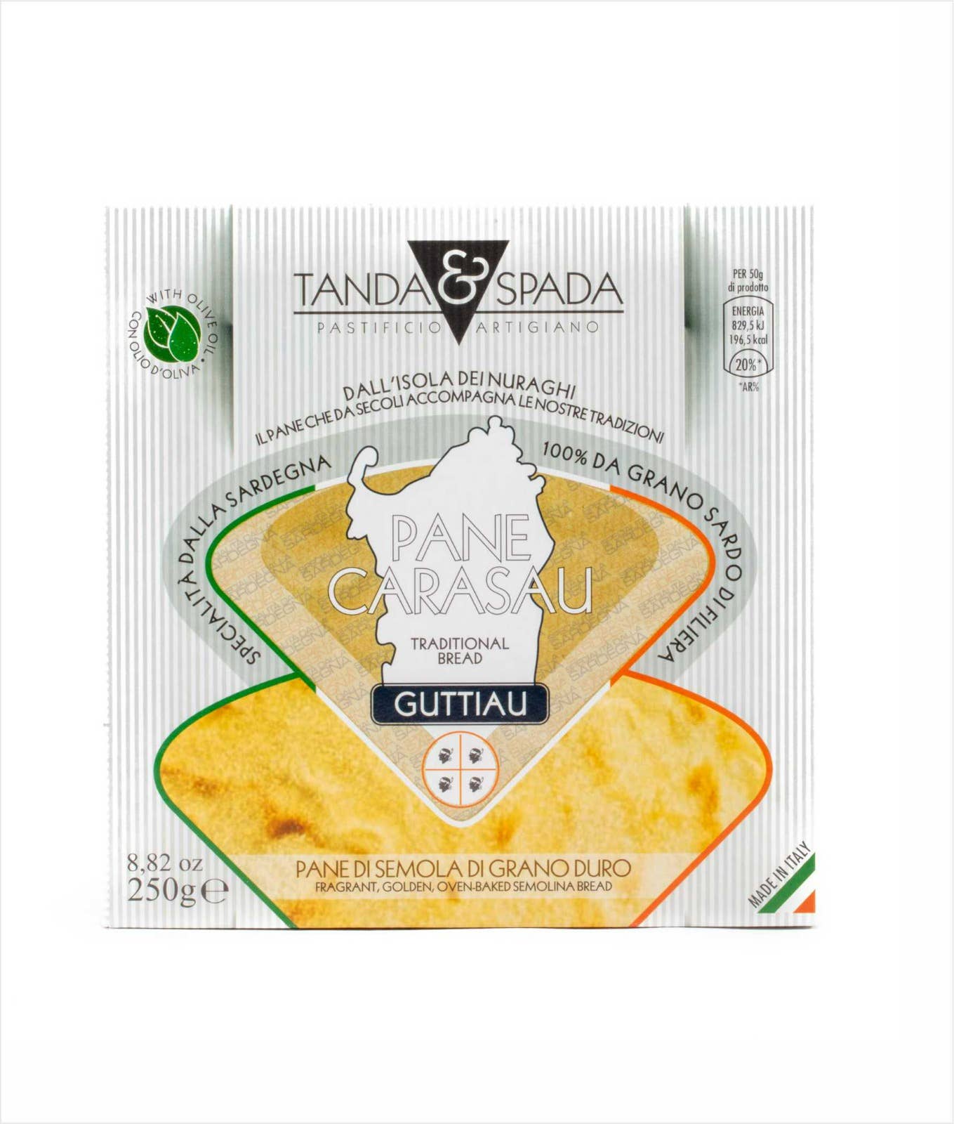 Pastificio Tanda e Spada - Wholesale Bread/Tortilla - Pane Carasau guttiau 250g6