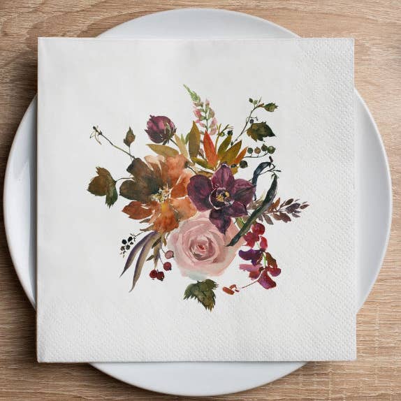 Autumn Cluster Cocktail Napkin Fall - Thanksgiving for wholesale by Altoonastore