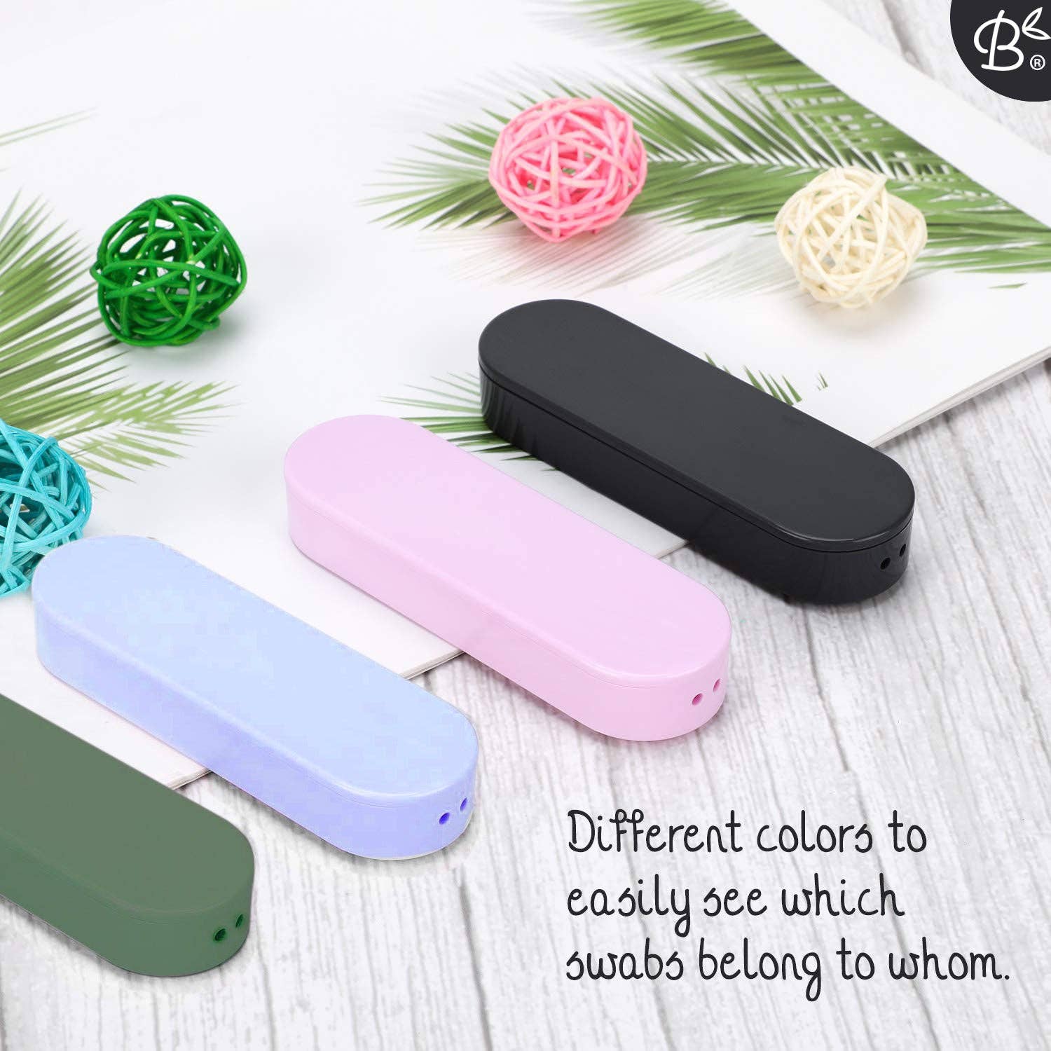 Bamboozy x Cosmeau - Vendita all'ingrosso Cotton fioc/Bastoncini cotonati - Set di 2 cotton fioc riutilizzabili con punte fisse9