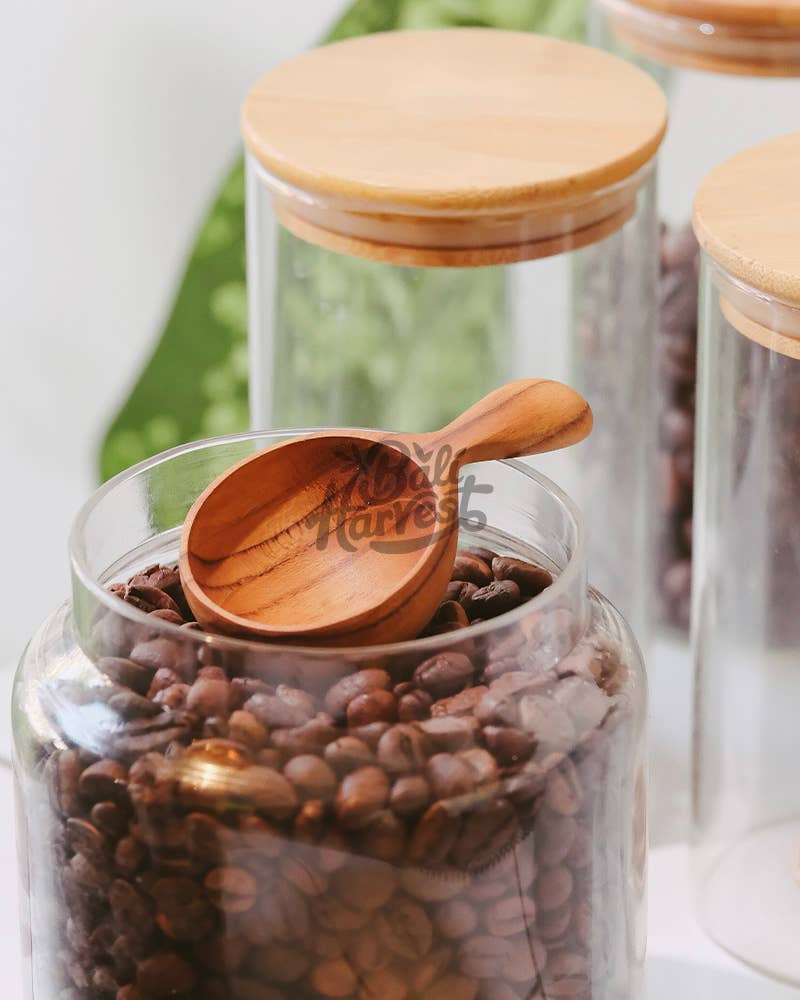 Bali Harvest - Wholesale Measuring Spoon - Teak Wooden Scoop - Flour Coffee Spice Sugar Measuring Spoon4