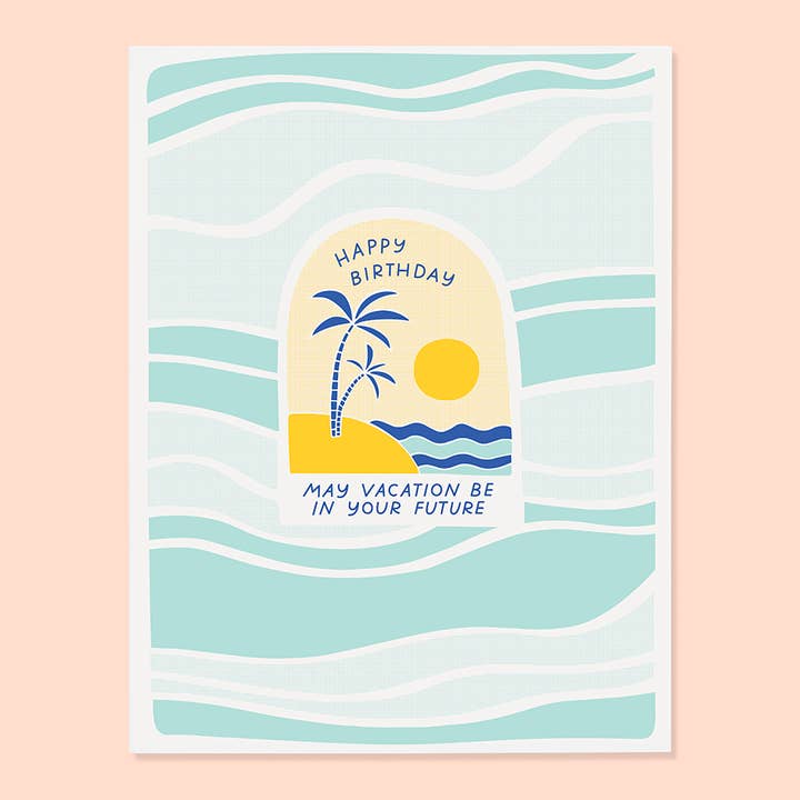 Bday vakantiekaart voor wholesale door The Good Twin