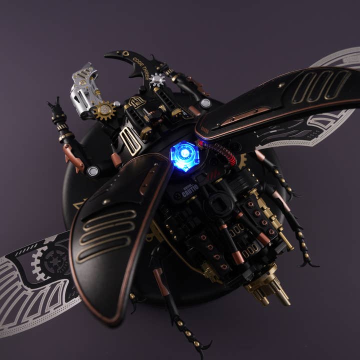 Robotime – Kit de artesanato DIY por atacado – MI03 Stag Beetle ROKR Puzzles ABS Kits de Presentes Mecânicos para Idade2