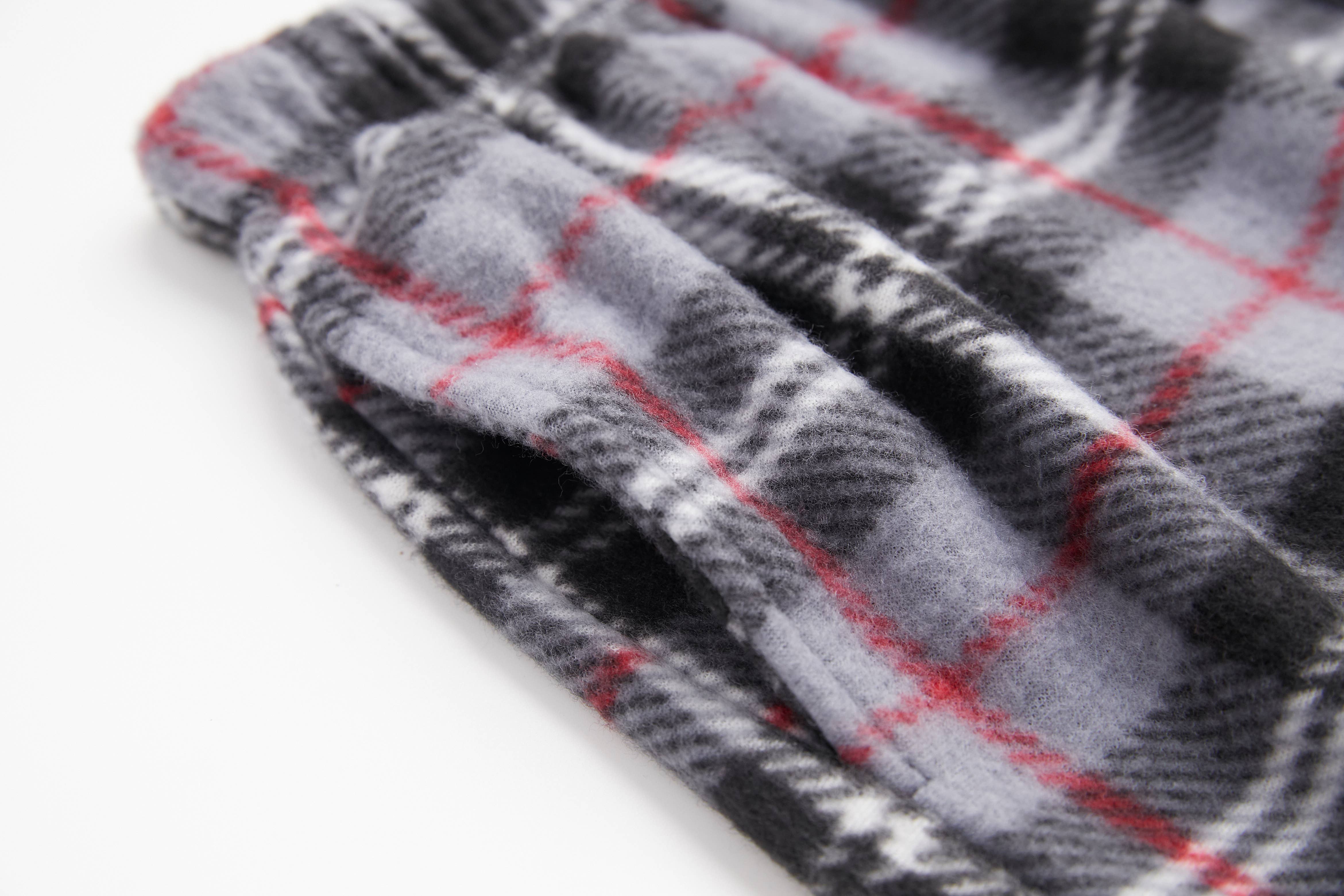 LeeHanTon - Wholesale Sleepwear Bottom - Men's - LeeHanTon Men's Plaid Fleece Pajama Pant Plus Size4