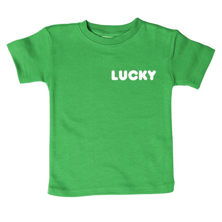 Lucky St. Patrick's Day Green Baby bodysuit för småbarn för wholesale av Spunky Stork