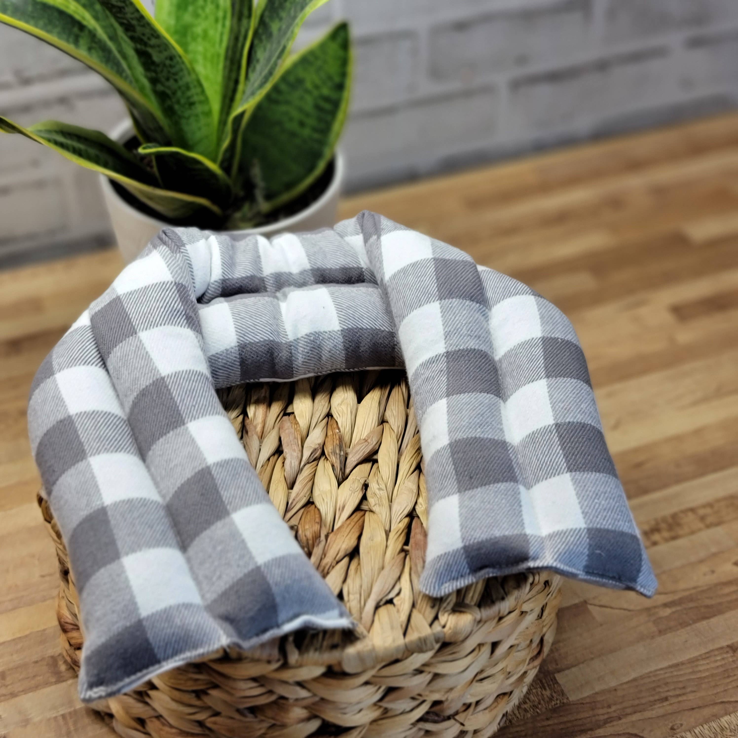 Calm Your Vibes - Vente Oreiller de spa/de thérapie - Housse lavable pour coussin yeux en coton 100 % - Forme cœur et cou5