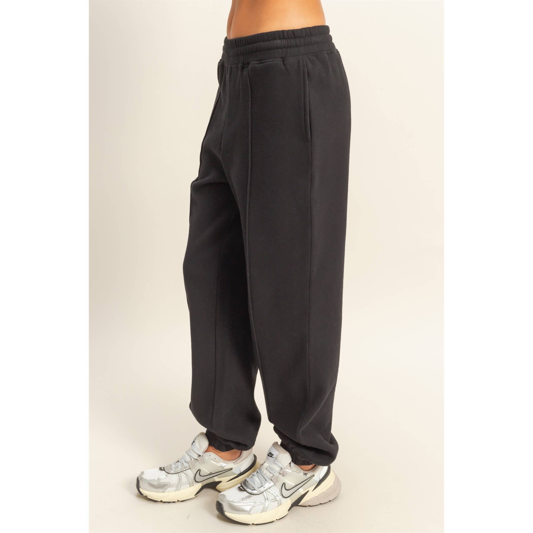 HYFVE - Wholesale Lounge joggingbroek/joggingbroek - Dames - Hoog getailleerde pintuck joggingbroek16