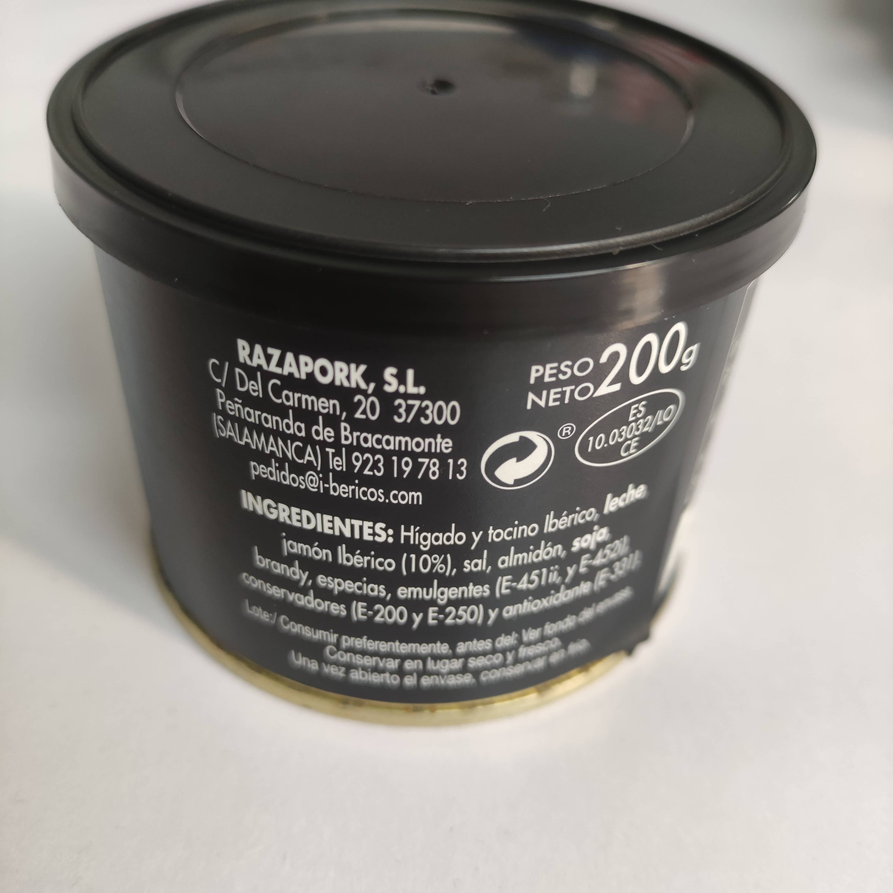 IBERICO EXPERIENCE - Wholesale Shelf Stable Prepared Meal - IBERIAN EXPERIENCE: IBERIAN PÂTÉ 200G1