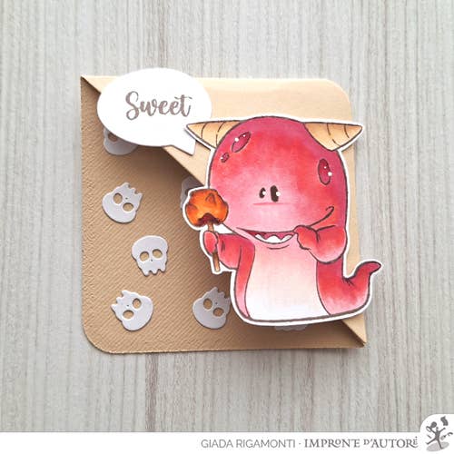 Impronte D'Autore - Wholesale Decoratieve stempel - Monster Party doorzichtige polymeerstempels1