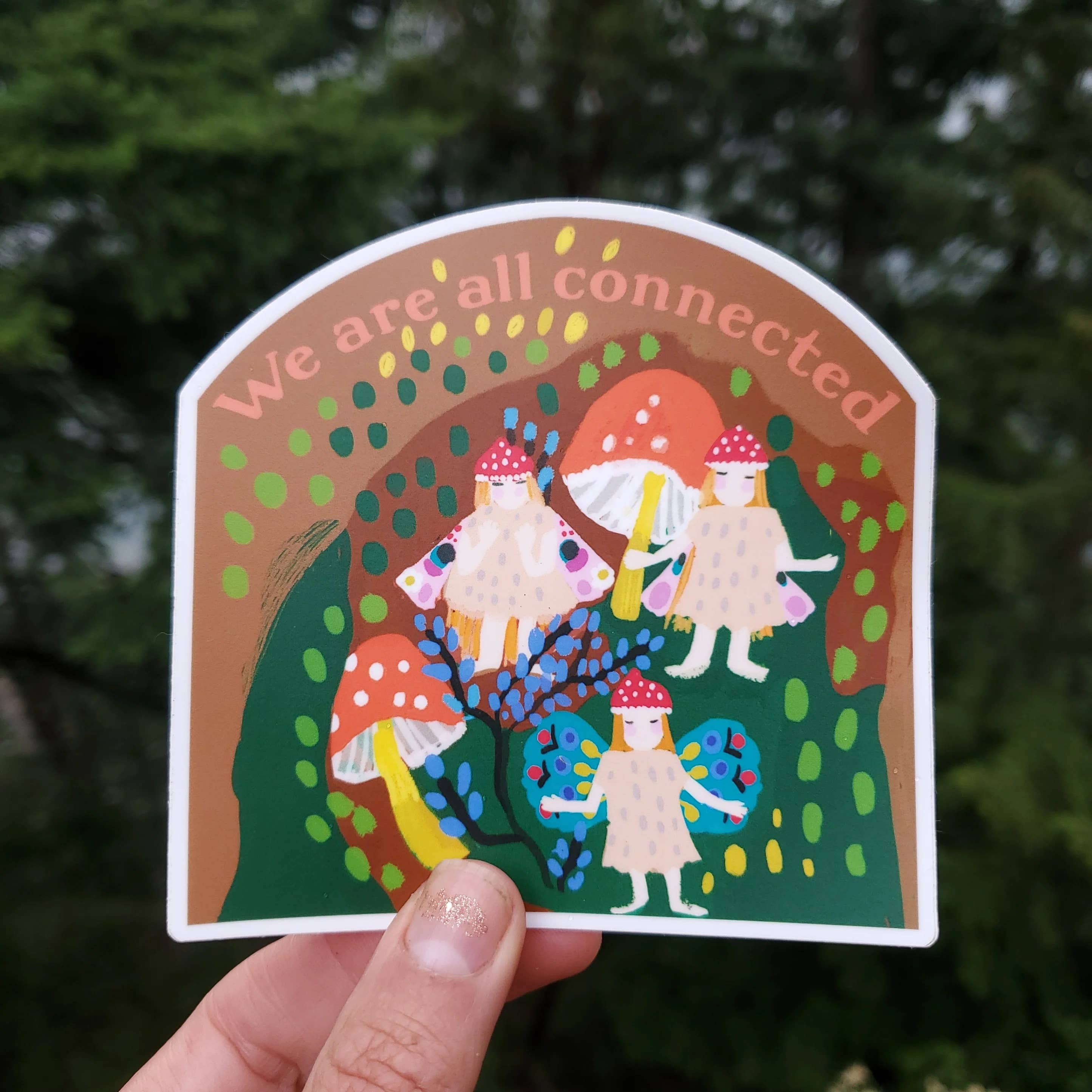 Anja Jane - Wholesale Sticker - We are all Connected Sticker0