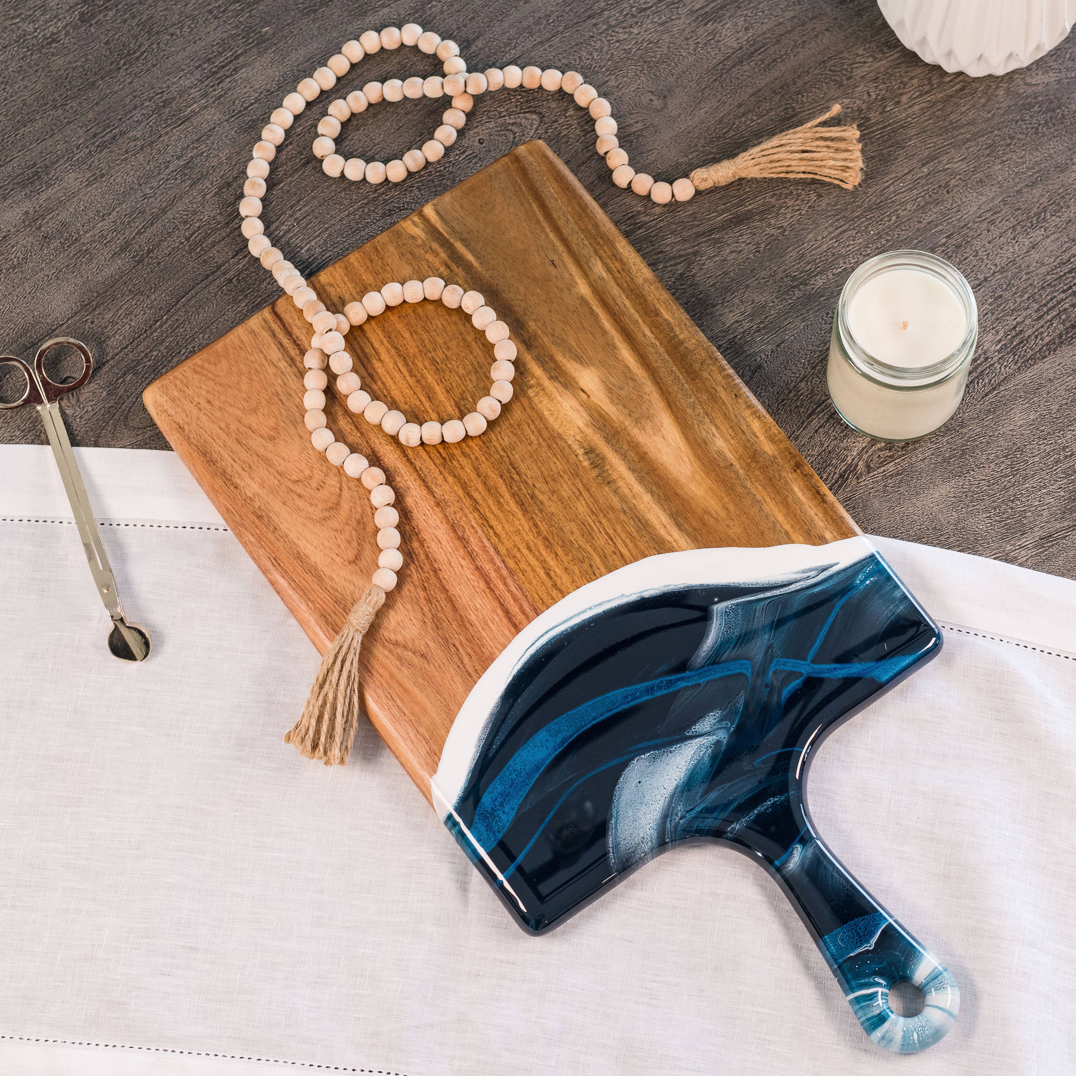 Lynn & Liana Designs - Wholesale Cheese Board - Resin Cheese / Charcuterie Board - Large 10"x20" NO TARIFFS!5