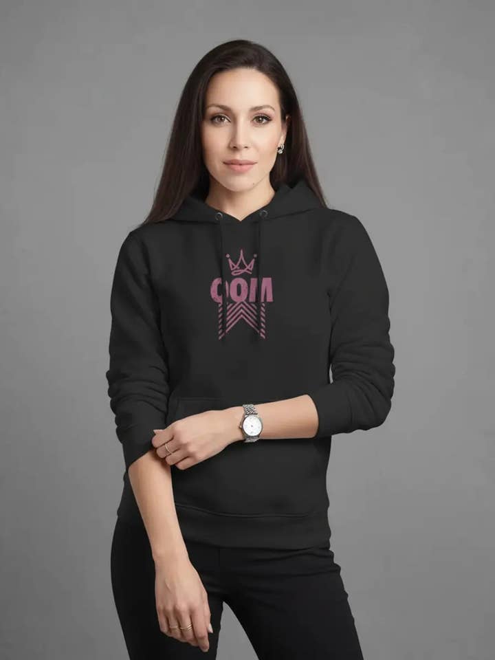 Hoodie Bike QOM pink for wholesale by Quartelier