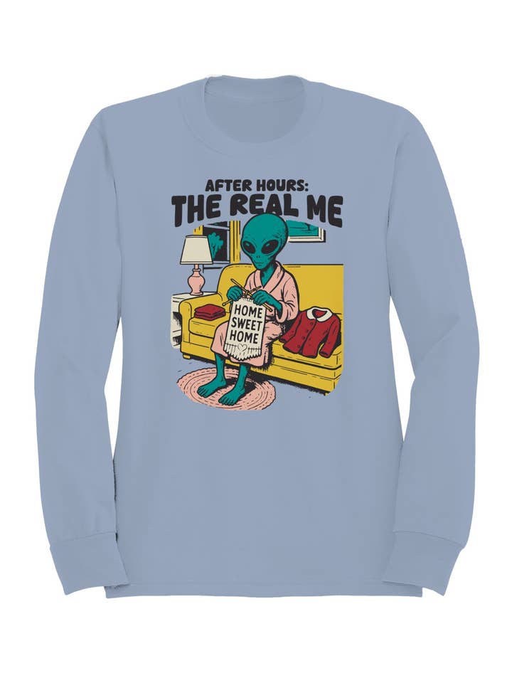 Alien After Hours: Home Sweet Home Men's Sweatshirt for wholesale by TShirtGuys.com